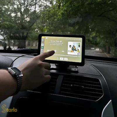 Tela Multimídia com CarPlay Max Tela Pro 7" + Câmera de Ré