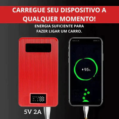 Chupeta para Carro Starter R23 Pro - Auxiliar de partida 3 em 1 - Compre 1 e Leve 2